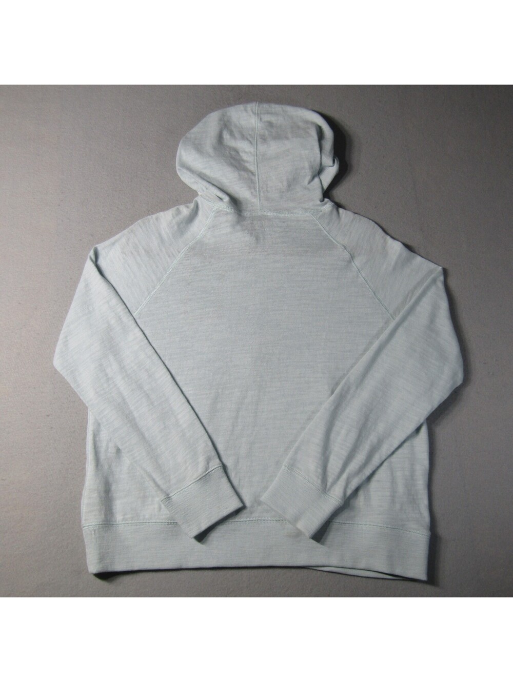 NWT Faherty Sunwashed Slub Hoodie Woman's S Sky-Sky - Picture 2 of 7